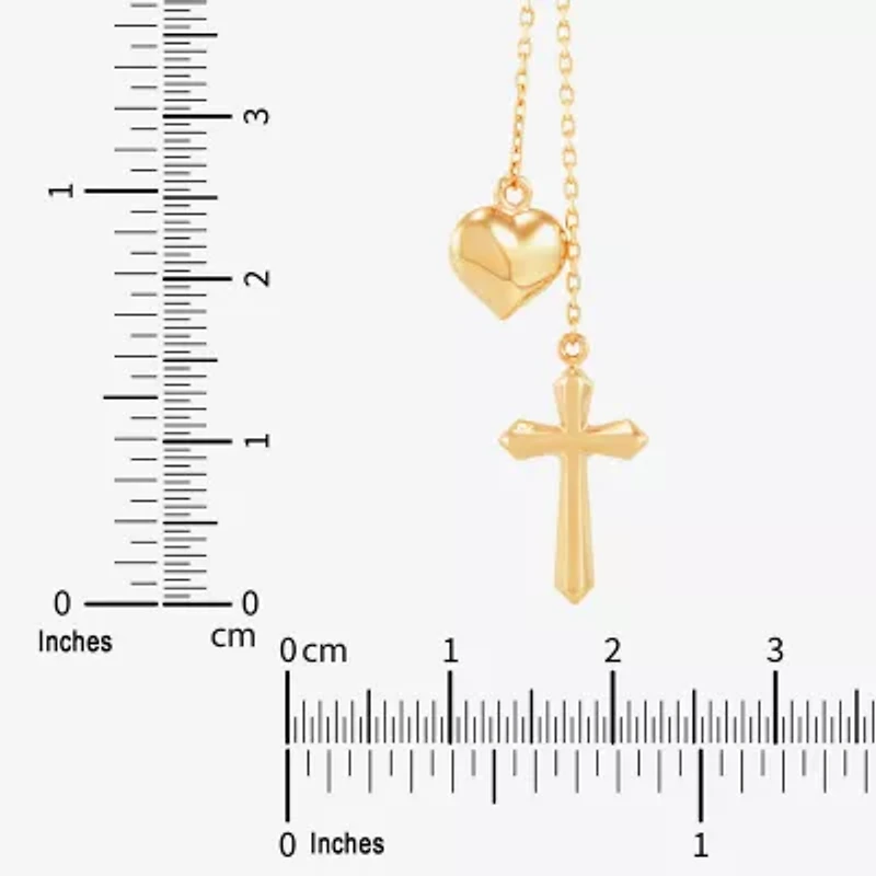 Limited Quantities! Womens 14K Gold 18 Inch Y Necklace