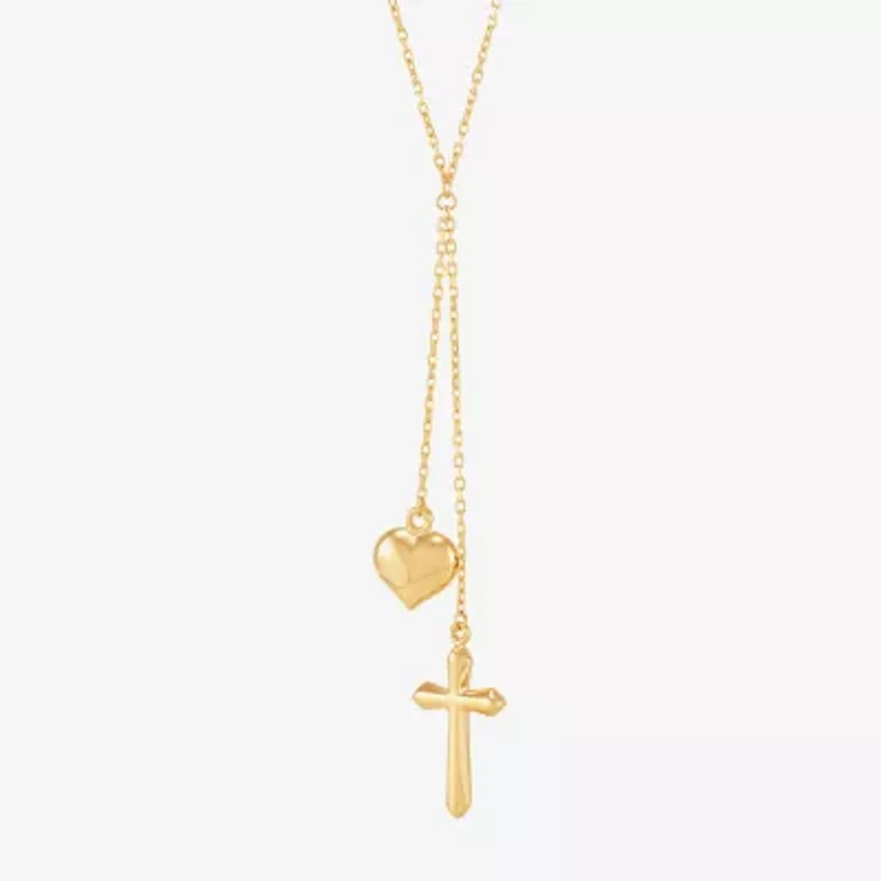 Limited Quantities! Womens 14K Gold 18 Inch Y Necklace