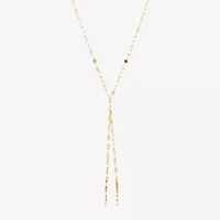 Limited Quantities! Womens 14K Gold Inch Y Necklace