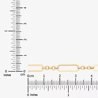 Limited Quantities! Womens 14K Gold Inch Link Chain Necklace