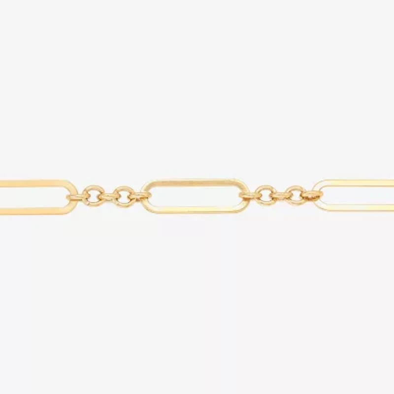 Limited Quantities! Womens 14K Gold Inch Link Chain Necklace