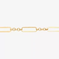 Limited Quantities! Womens 14K Gold Inch Link Chain Necklace