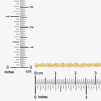 Limited Quantities! Womens 10K Gold Inch Rope Chain Necklace