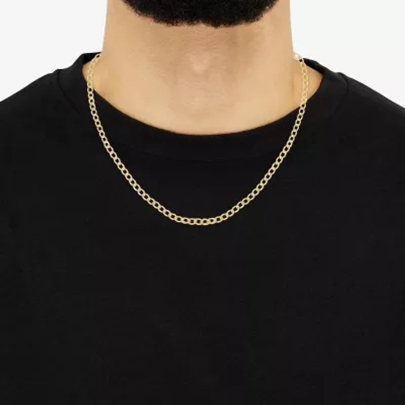 Limited Quantities! Mens 14K Gold 20 Inch Curb Chain Necklace