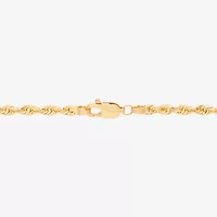 Limited Quantities! Womens 10K Gold Inch Rope Chain Necklace