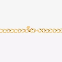 Limited Quantities! Womens 14K Gold 7.5 Inch Hollow Link Chain Bracelet