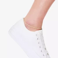 Limited Quantities! Womens 10K Gold 10 Inch Hollow Rope Chain Bracelet