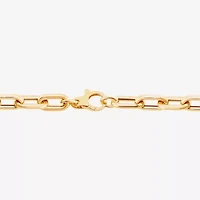 Limited Quantities! Womens 14K Gold 7.25 Inch Hollow Link Chain Bracelet