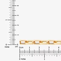 Limited Quantities! Womens 14K Gold 7.25 Inch Hollow Link Chain Bracelet