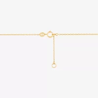 Limited Quantities! Womens 10K Gold Heart 17 Inch Pendant Necklace