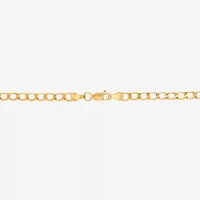 Limited Quantities! Womens 10K Gold 24 Inch Curb Chain Necklace