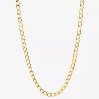 Limited Quantities! Womens 10K Gold 24 Inch Curb Chain Necklace