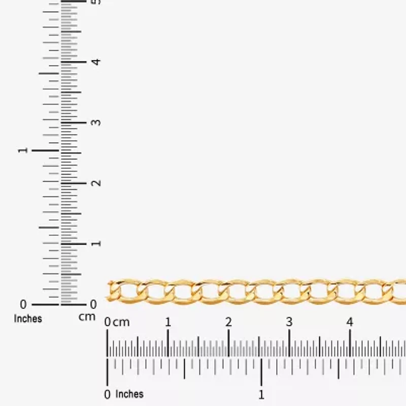 Limited Quantities! Womens 10K Gold 24 Inch Curb Chain Necklace