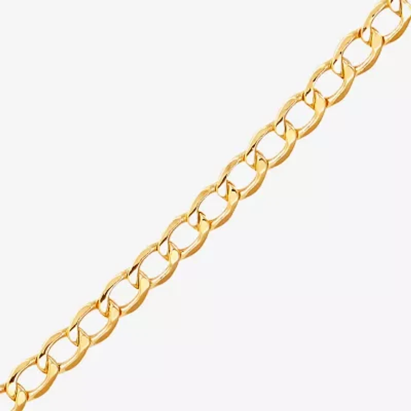 Limited Quantities! Womens 10K Gold 24 Inch Curb Chain Necklace