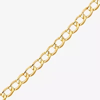 Limited Quantities! Womens 10K Gold 24 Inch Curb Chain Necklace