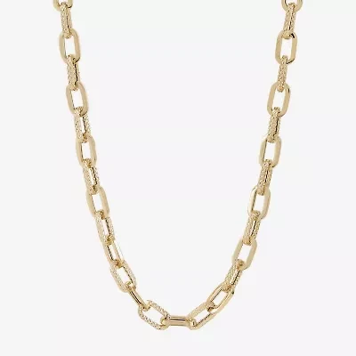 Limited Quantities! Womens 10K Gold 18 Inch Cable Chain Necklace