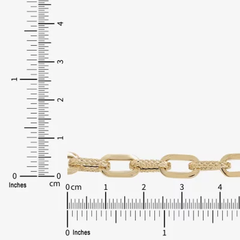 Limited Quantities! Womens 10K Gold 18 Inch Cable Chain Necklace