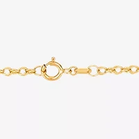 Limited Quantities! Womens 10K Gold 18 Inch Link Chain Necklace