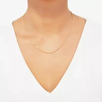 Limited Quantities! Womens 10K Gold 18 Inch Link Chain Necklace