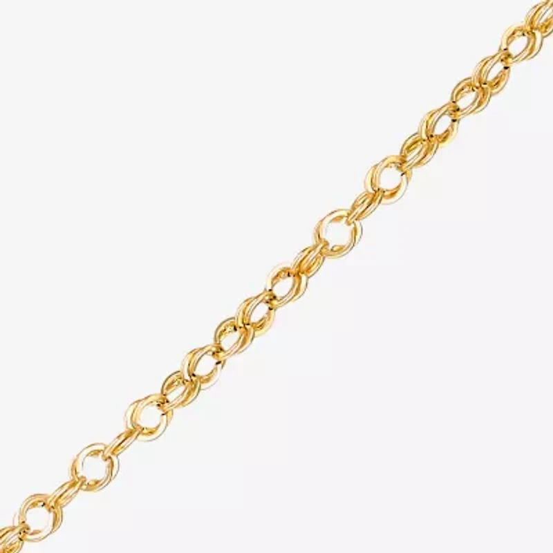Limited Quantities! Womens 10K Gold 18 Inch Link Chain Necklace