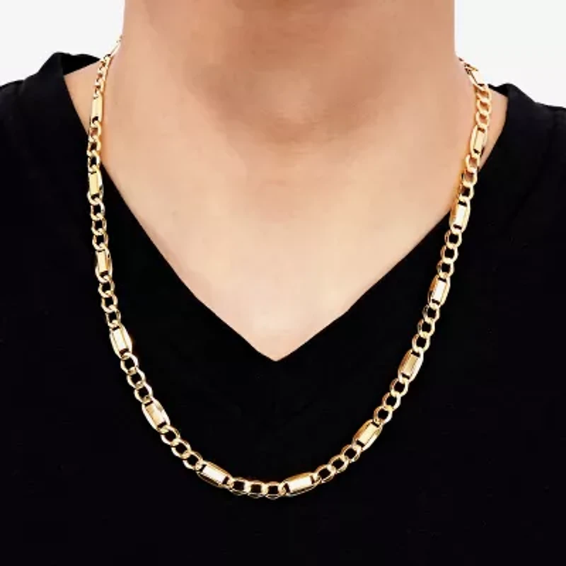 Limited Quantities! Womens 10K Gold 22 Inch Mariner Chain Necklace