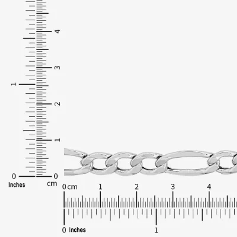 Limited Quantities! Womens 14K Gold Inch Figaro Chain Necklace