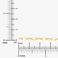 Limited Quantities! Womens 14K Gold 16 Inch Paperclip Chain Necklace