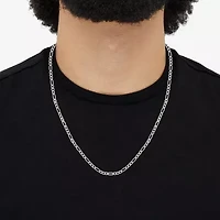 Limited Quantities! Womens 14K Gold 24 Inch Figaro Chain Necklace