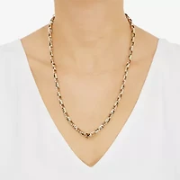 Limited Quantities! Womens 14K Gold 22 Inch Link Chain Necklace