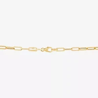 Limited Quantities! Womens 14K Gold Inch Paperclip Chain Necklace