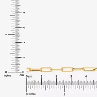 Limited Quantities! Womens 14K Gold Inch Paperclip Chain Necklace