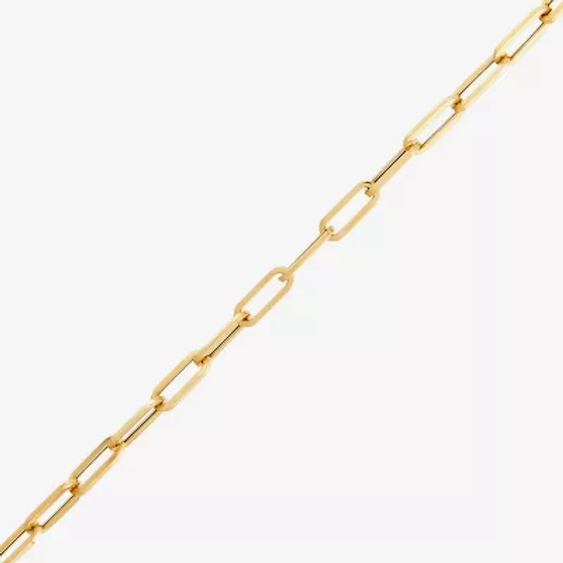 Limited Quantities! Womens 14K Gold Inch Paperclip Chain Necklace