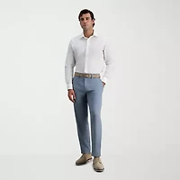 Haggar Cool Right Performance Flex Mens Straight Fit Flat Front Pant