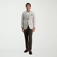 Haggar JMH Tailored Prince Of Wales Mens Plaid Modern Fit Sport Coat