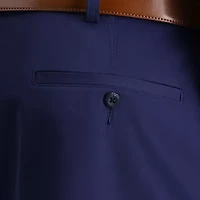 Haggar Travel Performance Mens Straight Fit Big and Tall Flat Front Pant