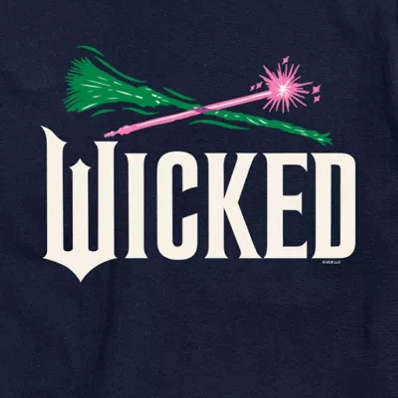 Mens Crew Neck Short Sleeve Regular Fit Wicked Big and Tall Graphic T-Shirt