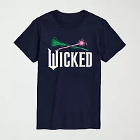 Mens Crew Neck Short Sleeve Regular Fit Wicked Big and Tall Graphic T-Shirt