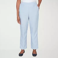 Alfred Dunner St Augustine Womens Straight Mid Rise Pull-On Pant