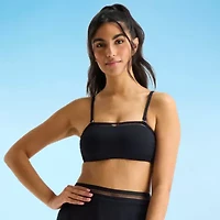 Mynah Womens Adjustable Straps Bandeau Bikini Swimsuit Top