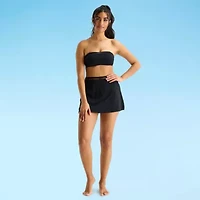 Mynah Womens Adjustable Straps Bandeau Bikini Swimsuit Top