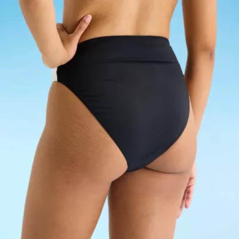 Mynah Womens Lined High Waist Bikini Swimsuit Bottom