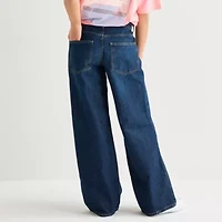 Arizona Womens Juniors Low Rise Baggy Fit Jean