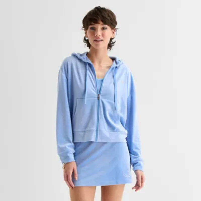Juicy By Couture Womens Juniors Long Sleeve Hoodie