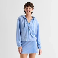 Juicy By Couture Womens Juniors Long Sleeve Hoodie
