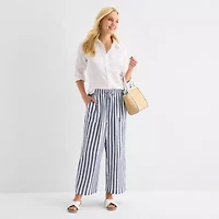 St. John's Bay Womens Straight Cropped Pant