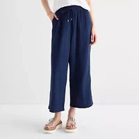 St. John's Bay Womens Straight Cropped Pant