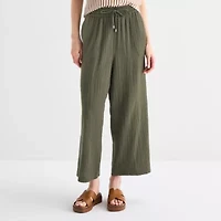 St. John's Bay Womens Straight Cropped Pant