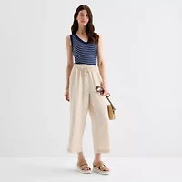 St. John's Bay Womens Straight Cropped Pant