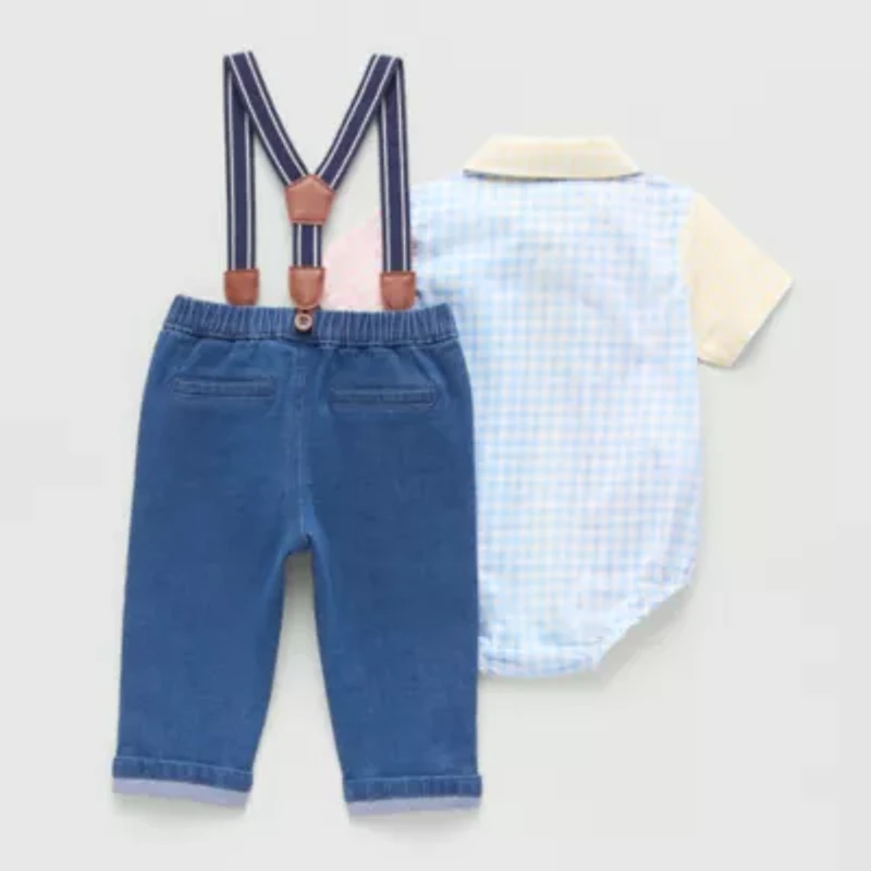 Little Lad Baby Boys 2-pc. Pant Set