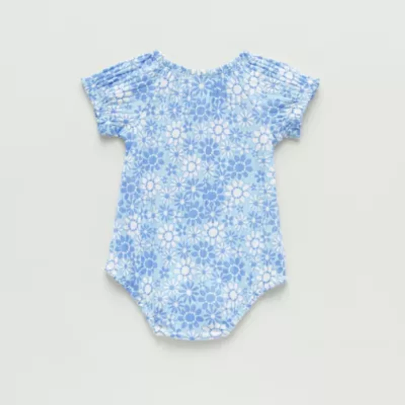 Okie Dokie Baby Girls Short Sleeve Romper